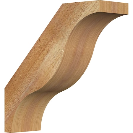 4"W x 12"D x 12"H Funston Rough Sawn Knee Brace, Western Red Cedar